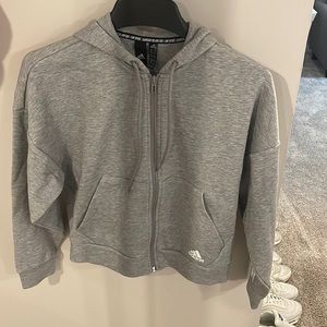 Adidas womens crop hoodie